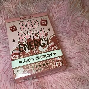 NEW Sealed P. Louise Bad B@tch Energy Saucy Cranberry Lip Oil Kit
